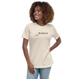 Nao-Me branded 'WOMAN' Tees | Women's Relaxed T-Shirt - Jay's Pretty Little Things For You